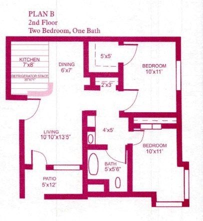 Floor Plan B Up at Victoria Springs, California